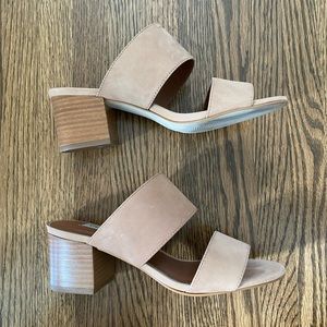 Steve Madden neutral sandal heels — size 5.5